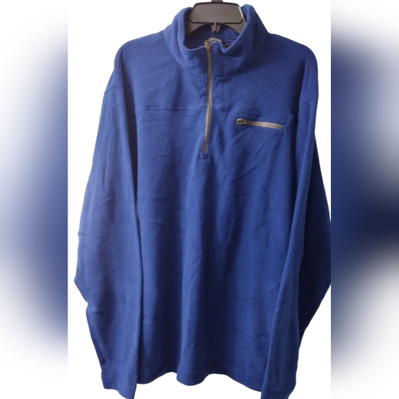 Bills‎ Khakis 1/2 Zip Blue Pullover Fleece Size Mens XXL NWT - Picture 6 of 10